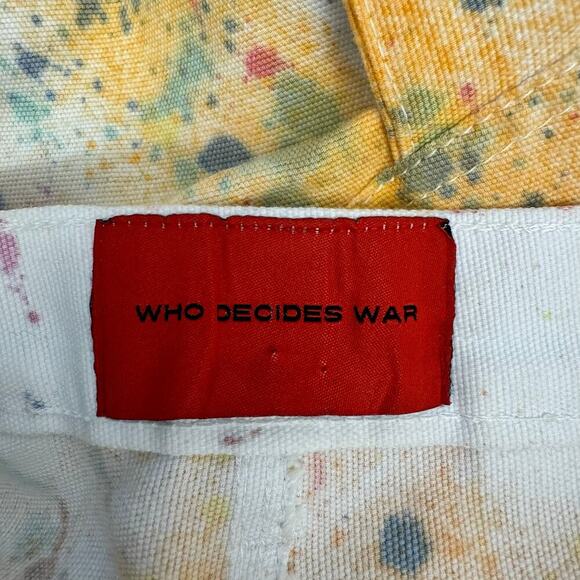 Who Decides War by Ev Bravado Multi Dyed Bondage Jeans Size 30 - Picture 11 of 14